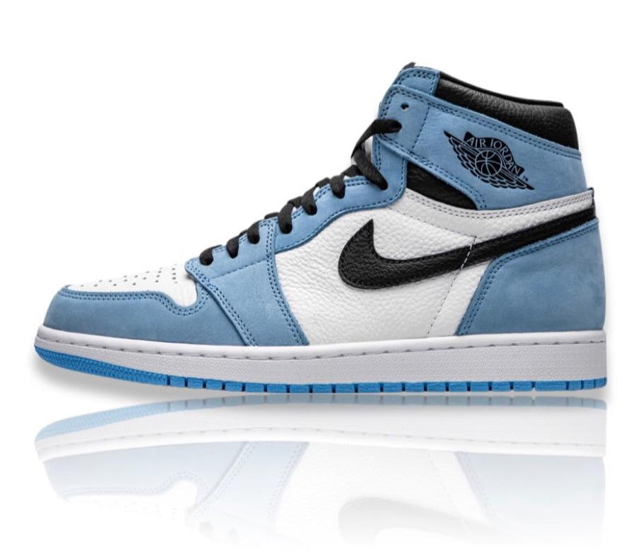 Air Jordan 1 High OG White University Blue Black RARESOLE