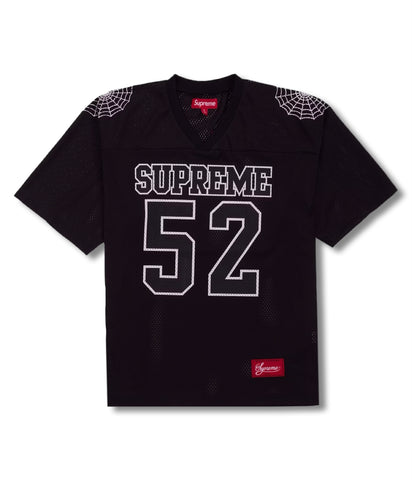 Supreme Spiderweb Football Jersey Black