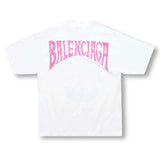 Balenciaga Paris Tropical T-Shirt White/Pink