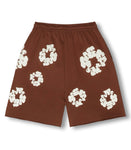 Denim Tears The Cotton Wreath Shorts Brown