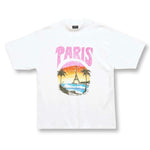 Balenciaga Paris Tropical T-Shirt White/Pink