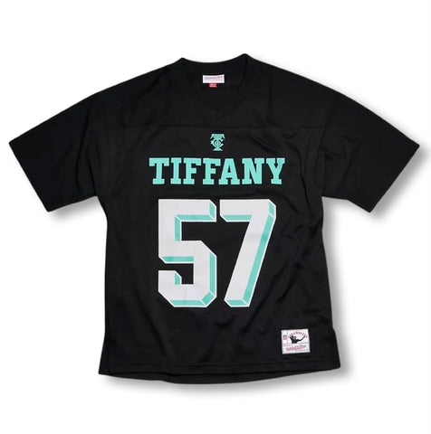 Tiffany & Co. x NFL x Mitchell & Ness Trikot Black/Tiffany Blue