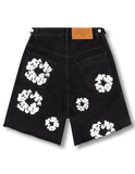 Denim Tears Cotton Wreath Jeans Shorts Black