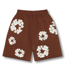 Denim Tears The Cotton Wreath Shorts Brown