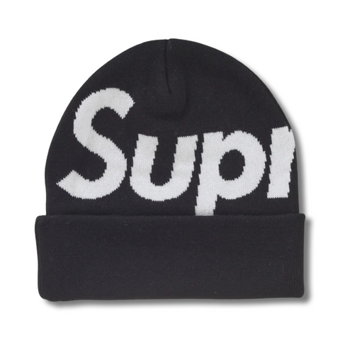 Supreme Bandana Big Logo Beanie Black