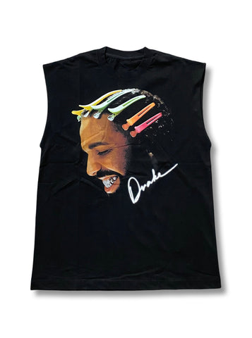 Drake - for all the dogs Graphic Sleeveless T-Shirt Black