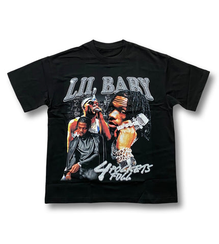 Lil Baby Graphic T-Shirt Black