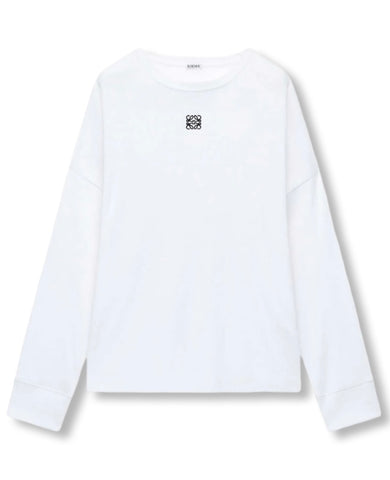 LOEWE Oversized Fit Long Sleeve T-Shirt in Cotton