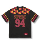 Supreme Patchwork Yoke Football Top Black