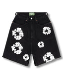 Denim Tears Cotton Wreath Jeans Shorts Black