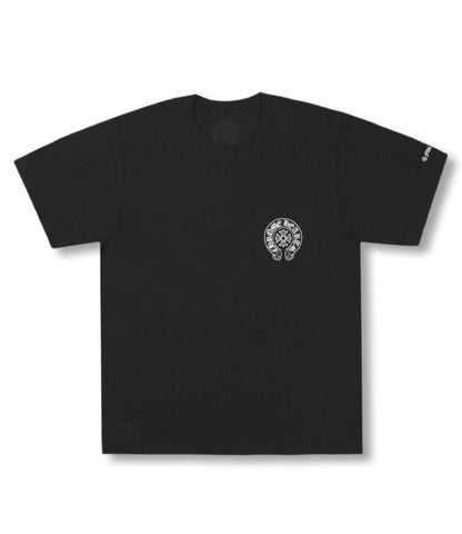 Chrome Hearts Horseshoe Logo Pocket T-Shirt Black