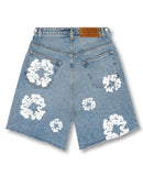 Denim Tears The Cotton Wreath Jeans Shorts Blue