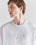 Prada Silicone Logo T-Shirt White