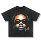 Gunna Graphic T-Shirt Washed Black