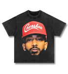 Nipsey Graphic T-Shirt Washed Black