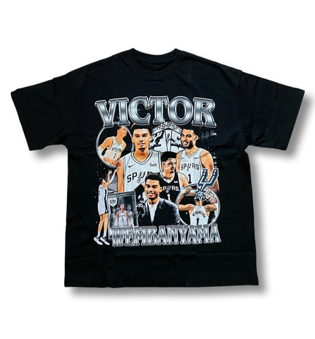 Victor Wembanyama Graphic T-Shirt Black