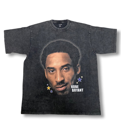 Kobe Bryant Black Mamba Graphic T-Shirt Washed Black