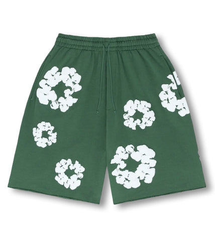 Denim Tears The Cotton Wreath Shorts Green