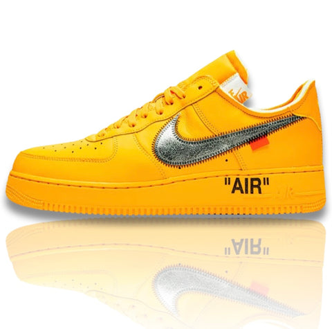 Nike Air Force 1 Low Off-White ICA University Gold