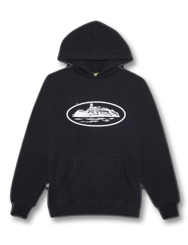 Corteiz OG Alcatraz Hoodie Black