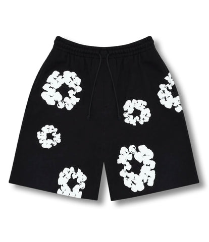 Denim Tears The Cotton Wreath Shorts Black