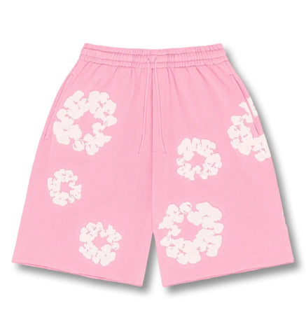 Denim Tears The Cotton Wreath Shorts Pink