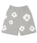 Denim Tears The Cotton Wreath Shorts Grey