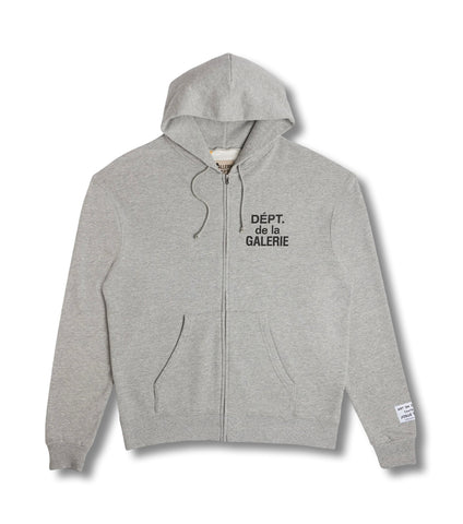 Gallery Dept. French Zip Hoodie Heather Grey