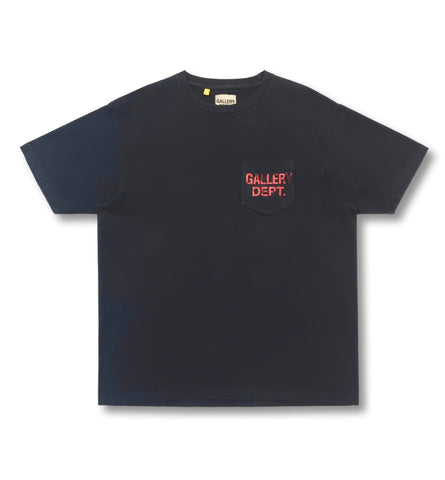 Gallery Dept. Pocket T-Shirt Black/Red