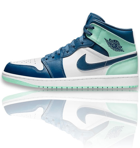 Air Jordan 1 Mid Mystic Navy Mint Foam