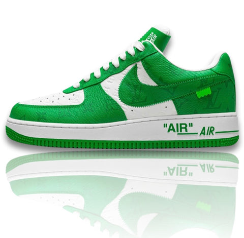 Nike Air Force 1 Low Louis Vuitton Virgil Abloh White Green