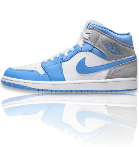 Air Jordan 1 Mid University Blue Grey