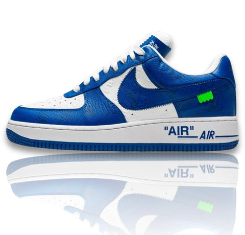 Nike Air Force 1 Low Louis Vuitton Virgil Abloh White Royal