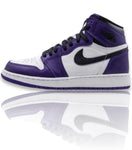 Air Jordan 1 Retro High Court Purple White (GS)